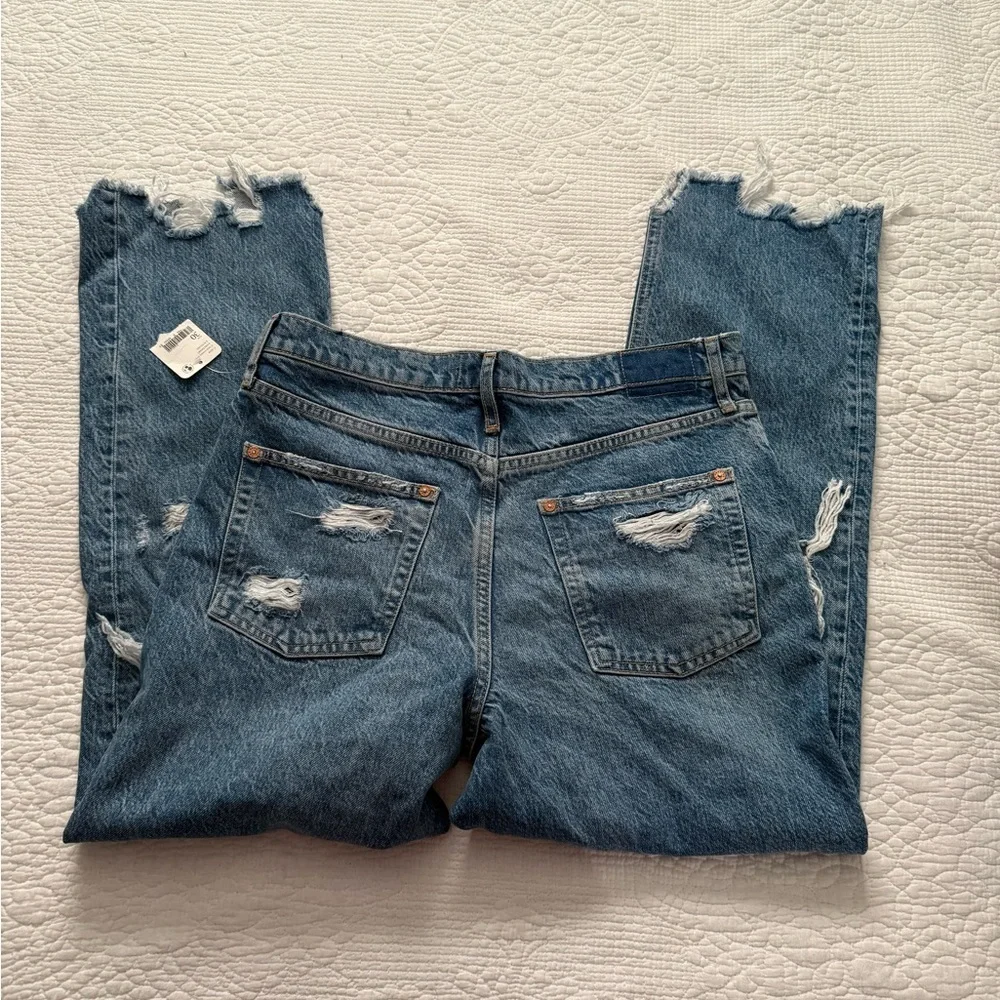 Free People Women's Tapered Baggy Boyfriend Jeans - Picture 6 of 8